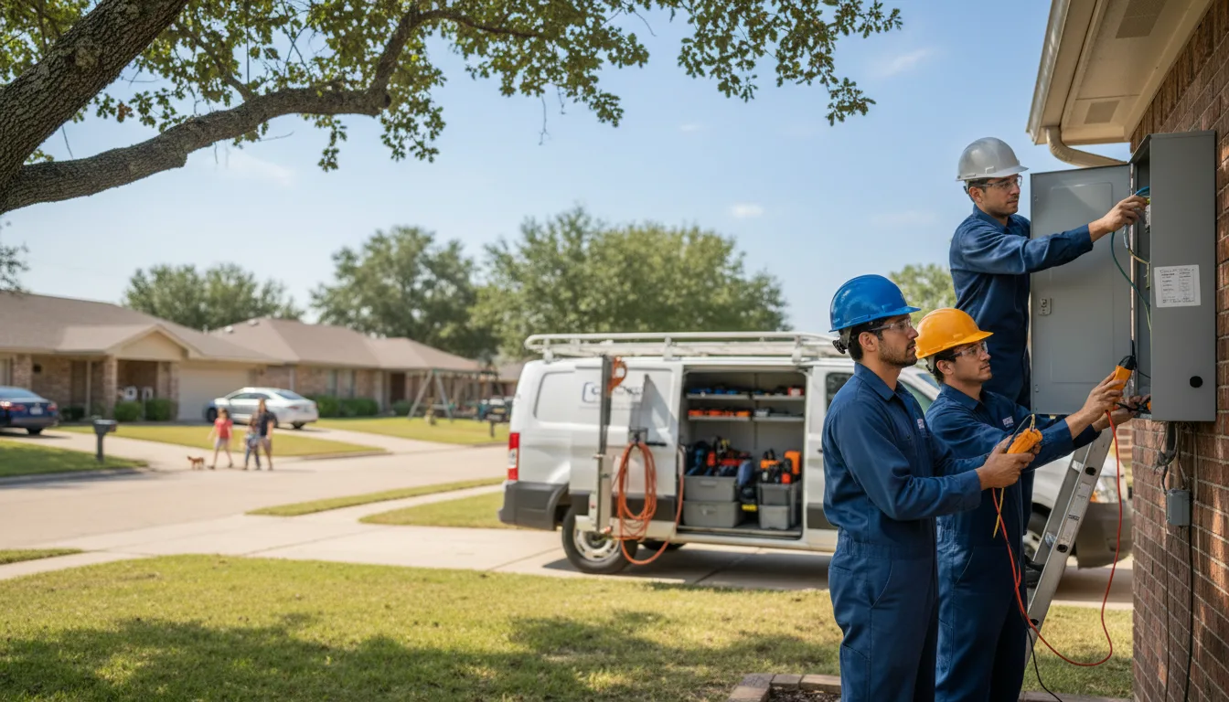 Certified electrician providing emergency electrical services in Sulphur Springs, AR